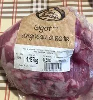 Mängden socker i Gigot d’agneau a rotir