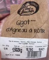 Mängden socker i Gigot d’agneau