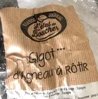 Mängden socker i Gigot d’agneau