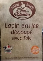 Mängden socker i Lapin entier découpé avec foie