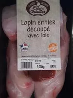 Mängden socker i Lapin entier découpé avec foie