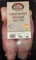 Mängden socker i Lapin entier découpé avec foie