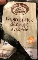 Mängden socker i Lapin entier découpé avec foie