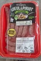 Mängden socker i 8 Saucisses de lapin aux herbes de Provence