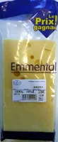 Mängden socker i Emmental (26 % MG)