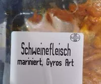 Mängden socker i Schweinefleisch mariniert, Gyros Art