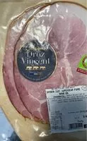Mängden socker i Jambon cuit supérieur fumé sans os