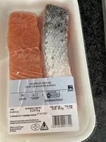 Mängden socker i Zalmfilet met vel / Filet de saumon á peau