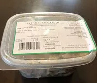 Mängden socker i Fromage de tete