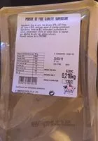 Mängden socker i Mousse de foie qualité supérieure