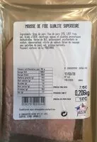 Mängden socker i Mousse de foie