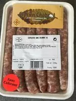 Mängden socker i Chipolatas sans colorant x6