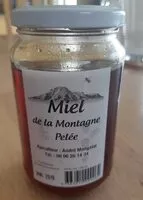 Mängden socker i Miel de la montagne Pelée bio