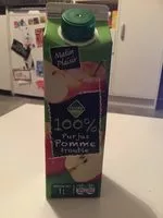 Mängden socker i 100% pur jus pomme trouble