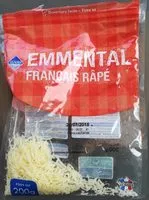 Mängden socker i Emmental français râpé