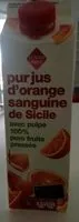 Mängden socker i Pur jus d'orange sanguine de Sicile avec pulpe