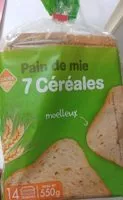 Mängden socker i Pain de mie 7 céréales