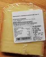 Mängden socker i Appenzeller Hartkäse