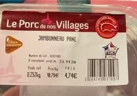 Mängden socker i Jambonneau pané