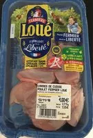 Mängden socker i Carrés de cuisse poulet fermier de Loué