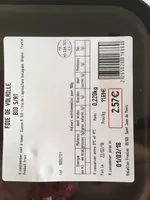 Mängden socker i Foie de volaille Bio plein air