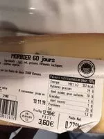 Mängden socker i Morbier