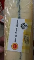 Mängden socker i Morbier 60 jours au lait cru
