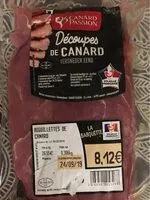 Mängden socker i Aiguillettes de canard