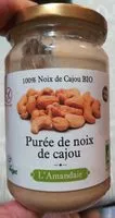 Mängden socker i Purée de noix de cajou