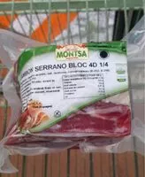 Mängden socker i Jambon serrano bloc