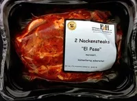 Mängden socker i 2 Nackensteaks "El Paso"