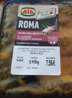 Mängden socker i Haehnchen-Brustfilet in wuerziger Knoblauch-Marinade