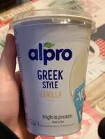 Mängden socker i Alpro greek style vanille