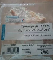 Mängden socker i Salade pommes de terre au thon au naturel