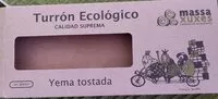 Mängden socker i Turrón ecológico yema tostada