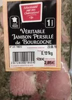 Mängden socker i Véritable jambon persillé de Bourgogne