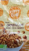 Mängden socker i muesli croustillant noisettes & amandes
