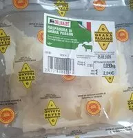 Mängden socker i Grana padano