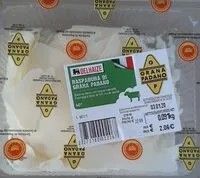 Mängden socker i Raspadura di grana padano