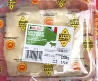 Mängden socker i Raspadura di grana padano