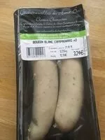 Mängden socker i Boudin blanc campagnard