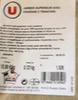 Mängden socker i Jambon superier avec couenne