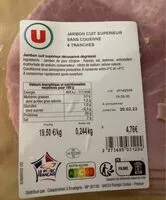 Mängden socker i Jambon Cuit Supérieur découenné dégraissé