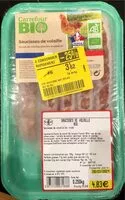 Mängden socker i Saucisse de volaille bio