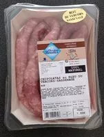 Mängden socker i Chipolatas au bleu du vercors-sassenage