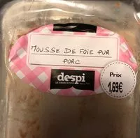 Mängden socker i Mousse de foie