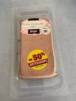 Mängden socker i Mousse de Foie Pur Porc