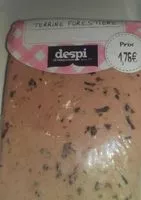 Mängden socker i Terrine forestière