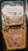 Mängden socker i Pâté en croute volaille forestière