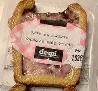 Mängden socker i Paté en croute